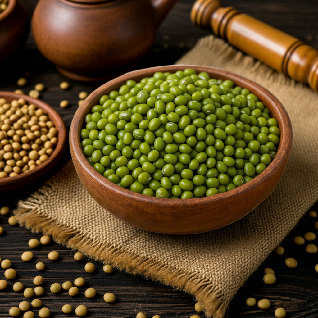 A high-quality protein-rich grain, a lentil is a traditional Sri Lankan food green gram